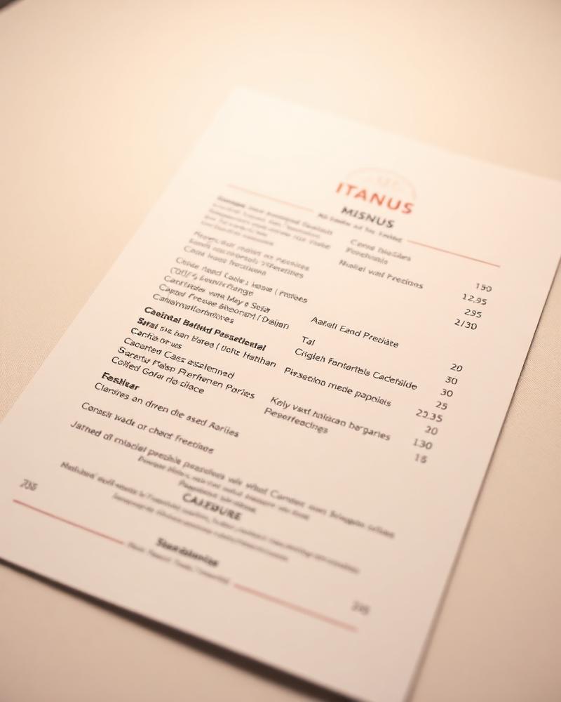 Vorschau der Speisekarte der Trattoria Bella Vita